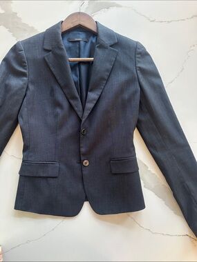 Tahari Dark blue Women's Two-Button Blazer